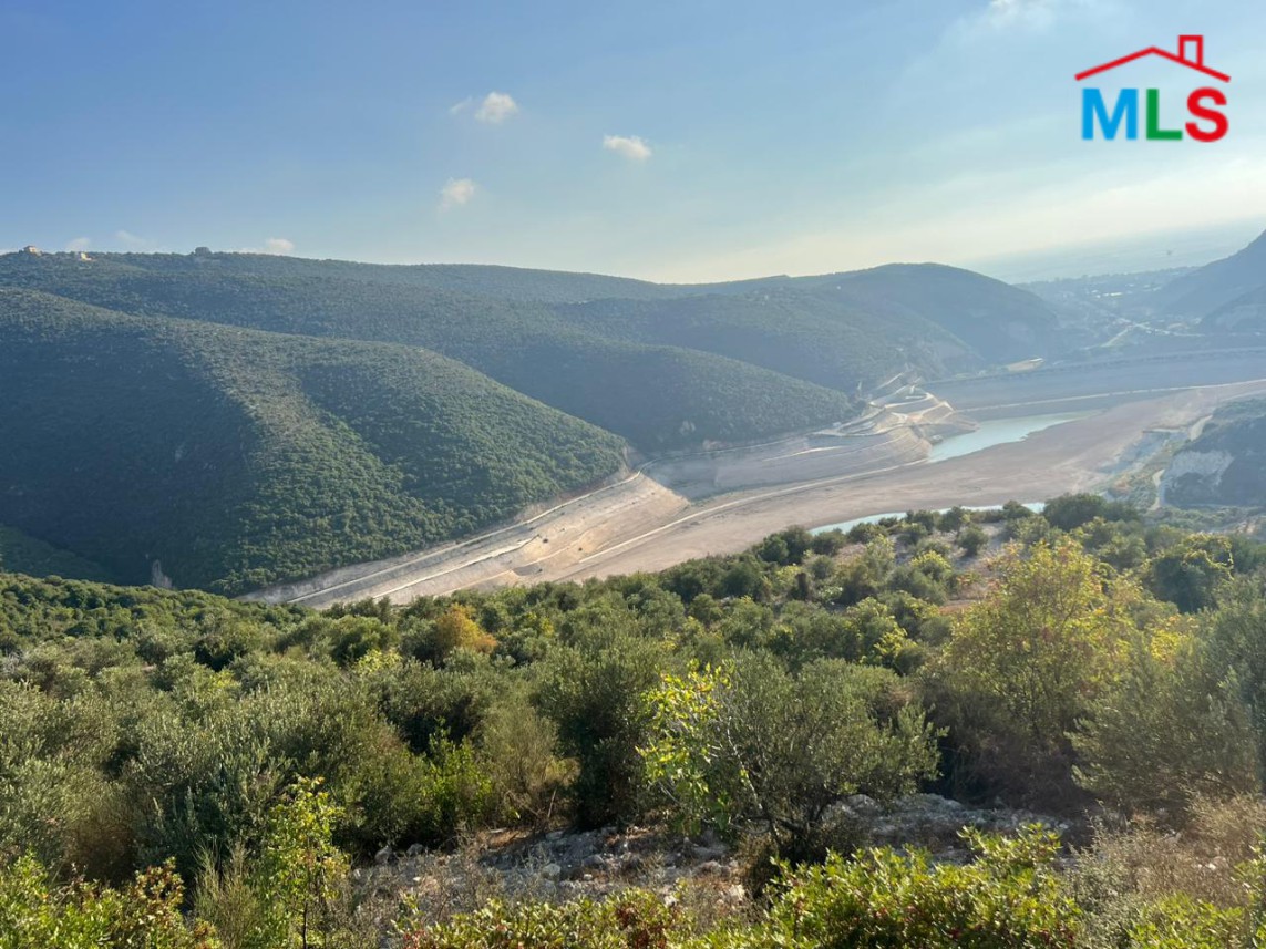 Land for Sale In Ras Nhach-Batroun with Mseilha Dam & Lake View