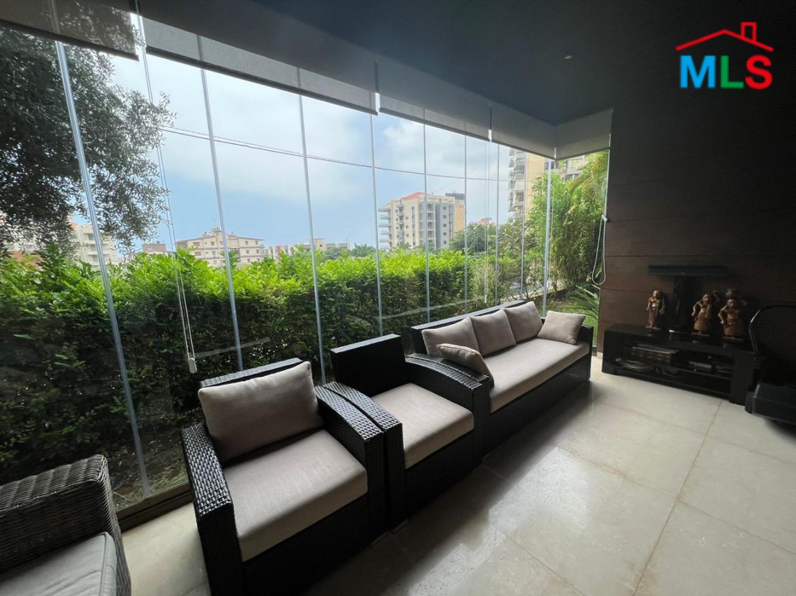 Deluxe Furnished Apartment with Large Terrace for Sale In Sahel Alma