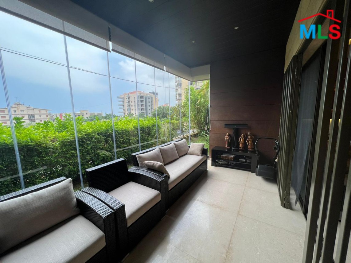 Deluxe Furnished Apartment with Large Terrace for Sale In Sahel Alma