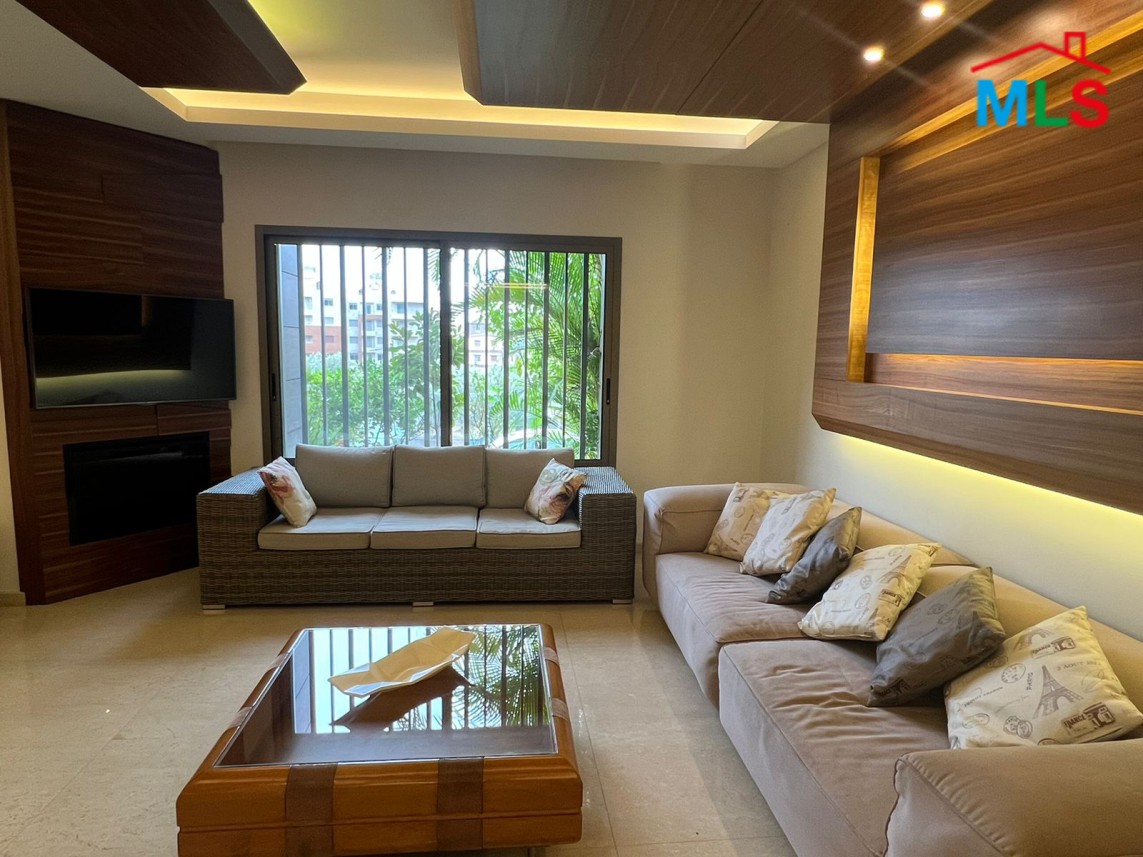 Deluxe Furnished Apartment with Large Terrace for Sale In Sahel Alma