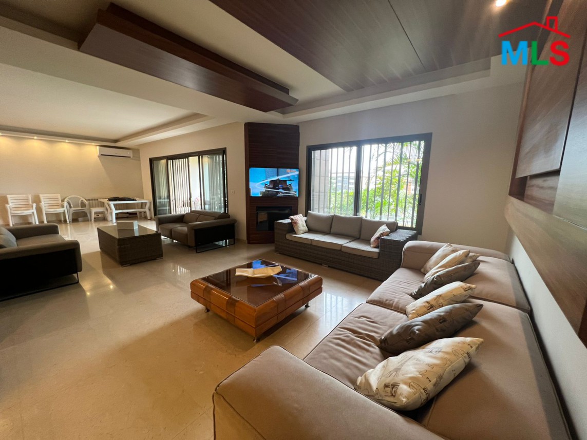 Deluxe Furnished Apartment with Large Terrace for Sale In Sahel Alma