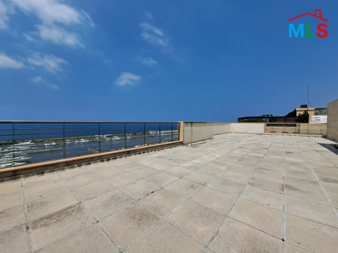Luxurious Modern Apartment With Terrace for Sale In Waterfront Dbayeh