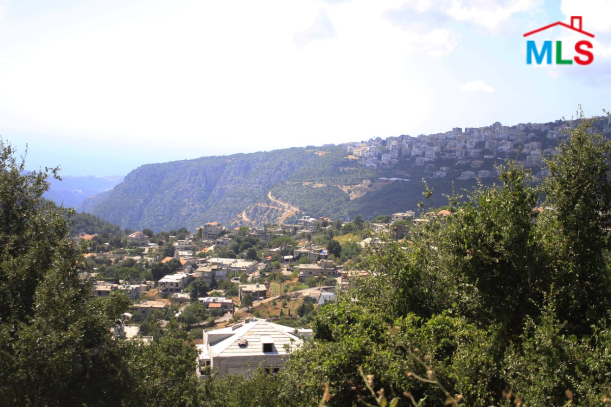 5,200 SQM Land With Great Green View for Sale In Bikfaya