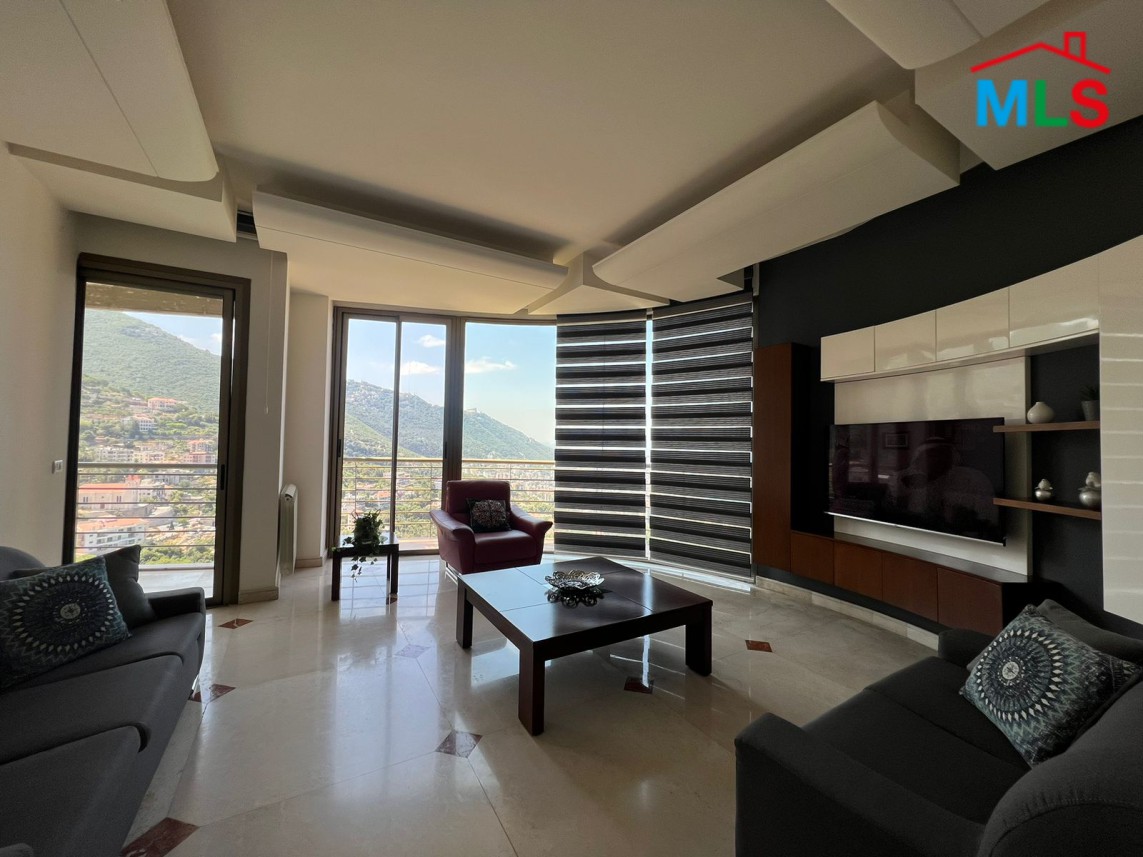 A Deluxe Apartment with an Open View For Sale In Kfarhbeib