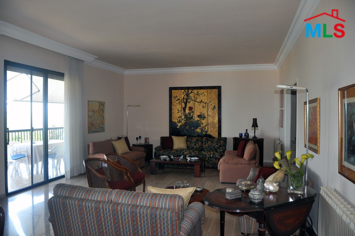 Apartment With Terrace & Great Green View for Sale In Beit Meri