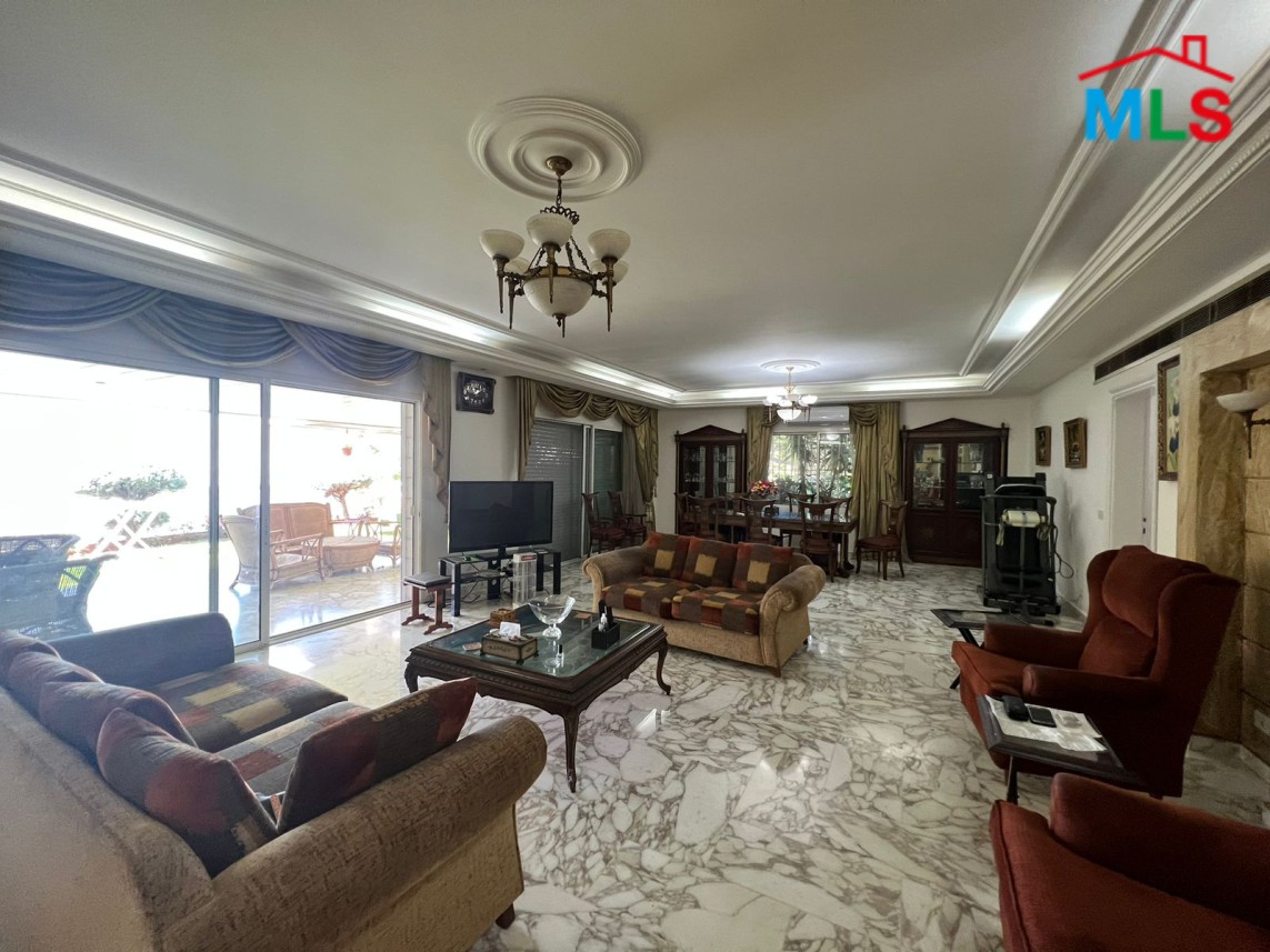 Decorated and Furnished Apartment with Garden for Sale In Adma