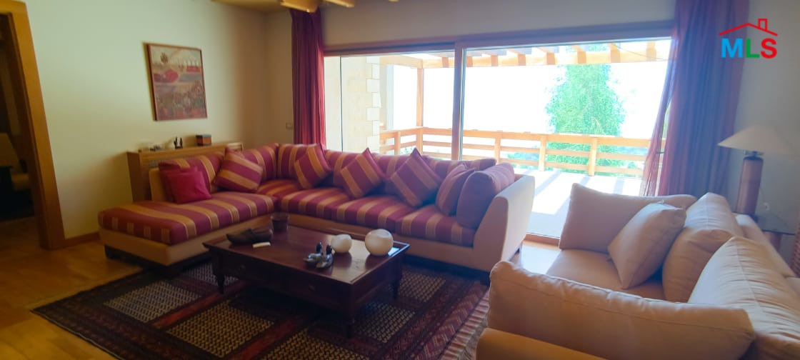 A Unique Prestigious Furnished Villa With Garden for Sale in Faqra Club