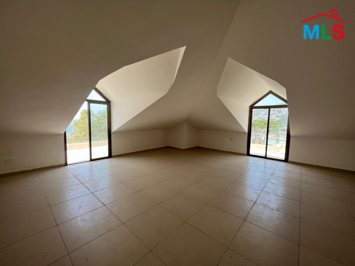 Duplex with Terrace & Beautiful Sea View For Sale in Kfarhbeib