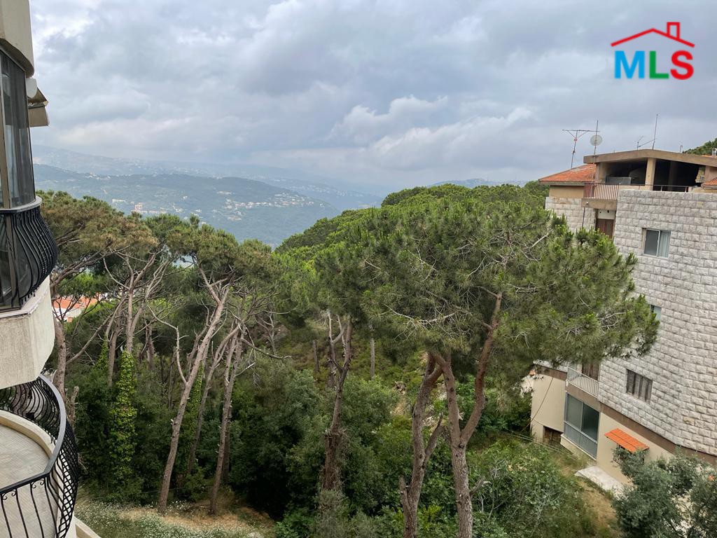 Spacious Apartment With Green View for Sale In Broumana