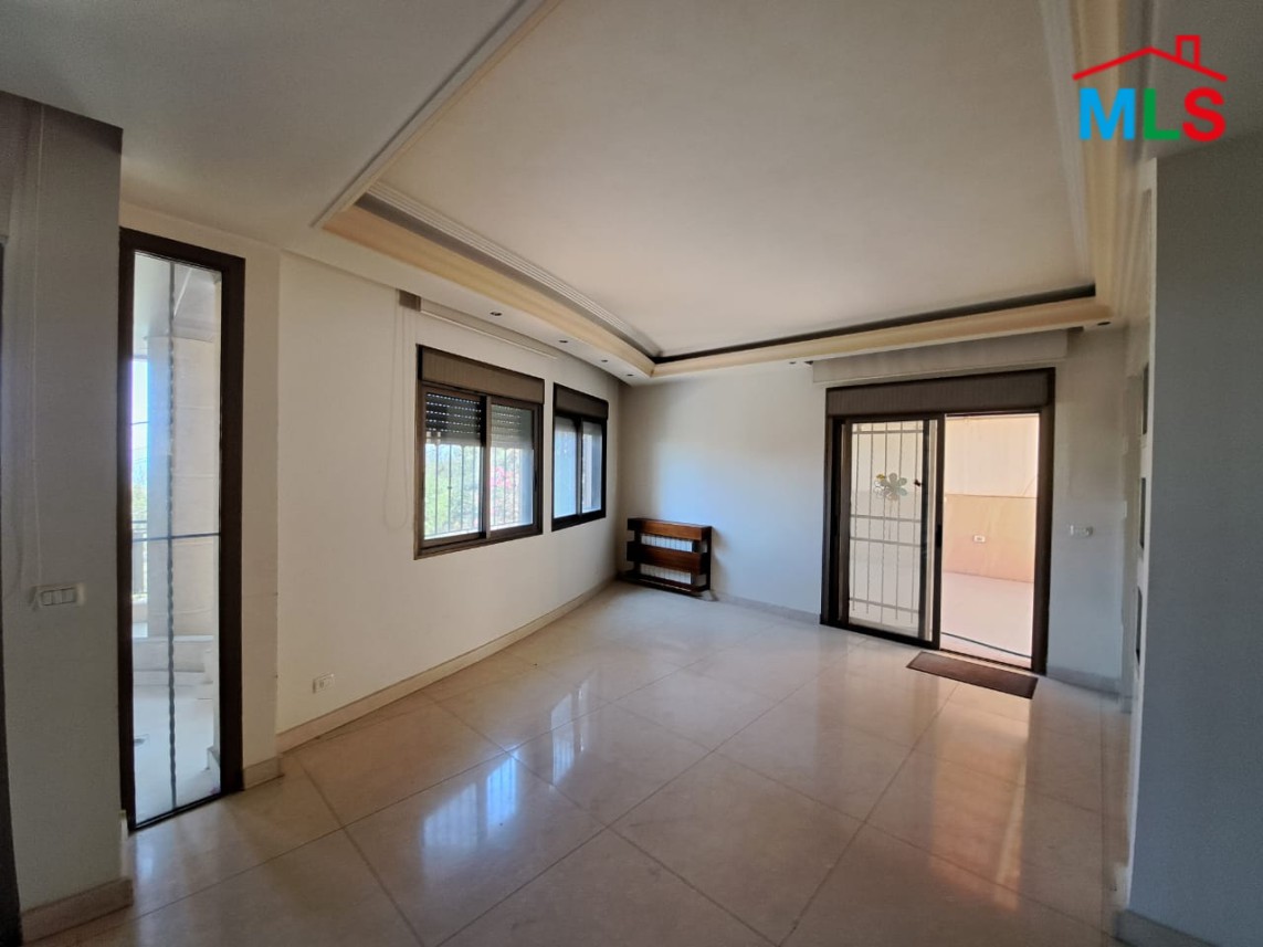 Decorated Apartment with 200 SQM Terrace For Sale In A Prime Location In Bsalim