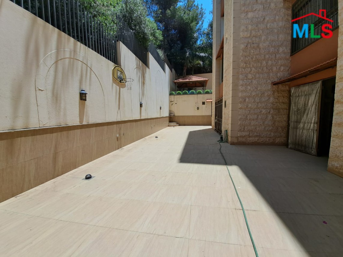 Decorated Apartment with 200 SQM Terrace For Sale In A Prime Location In Bsalim