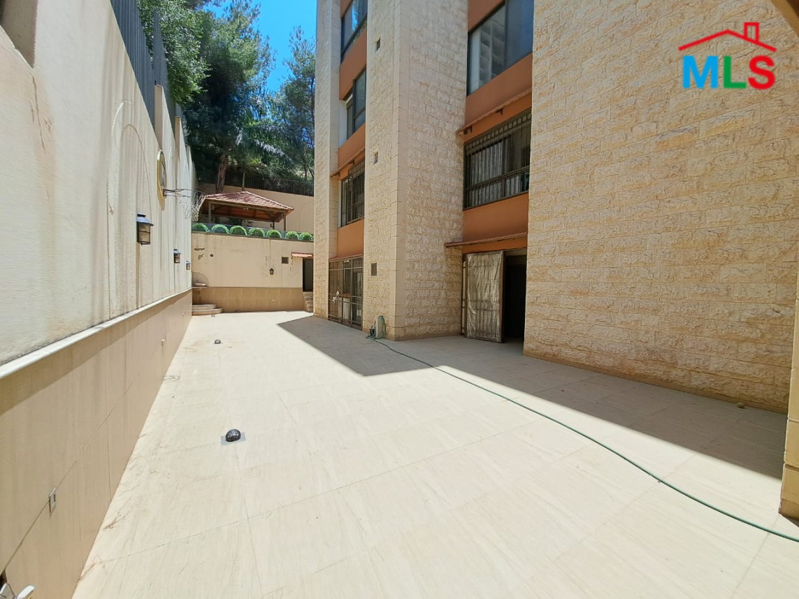 Decorated Apartment with 200 SQM Terrace For Sale In A Prime Location In Bsalim
