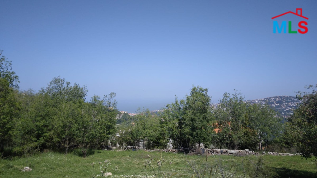Land With A Great Mountain View for Sale in Bikfaya