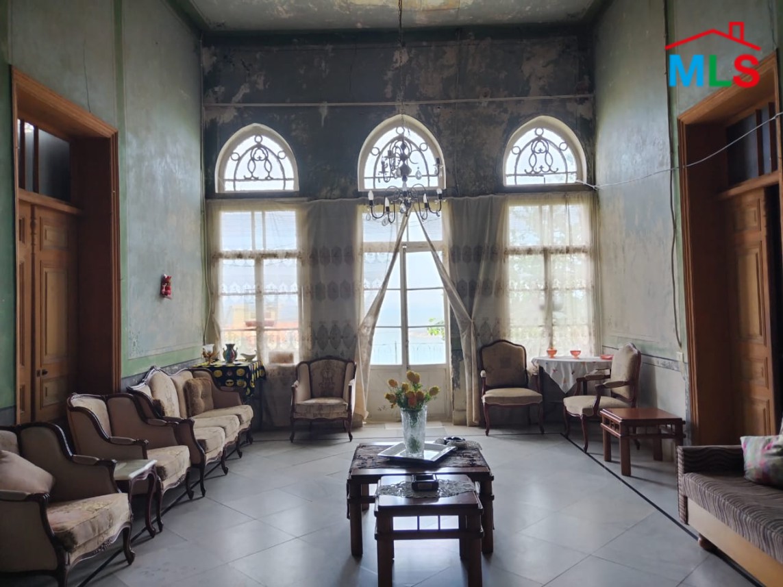 Old Traditional Lebanese House With A Land for Sale In Sahel Alma