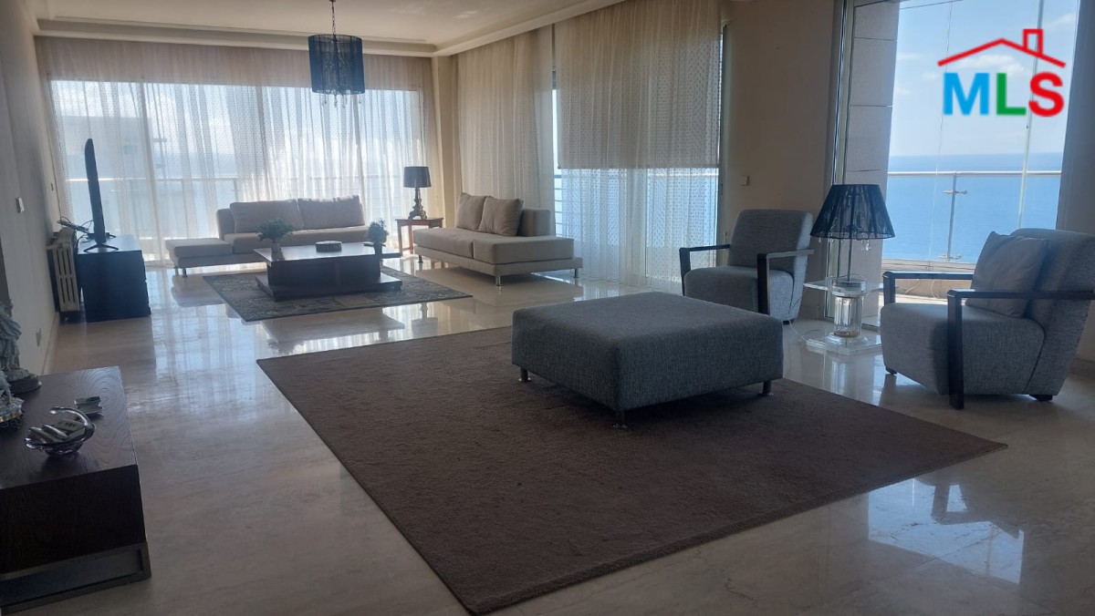 A Spacious Apartment with Amazing Sea View for Sale in Ras Beirut