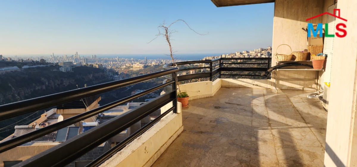 4-Bedroom Apartment With Terrace And Great View For Sale in Louaize