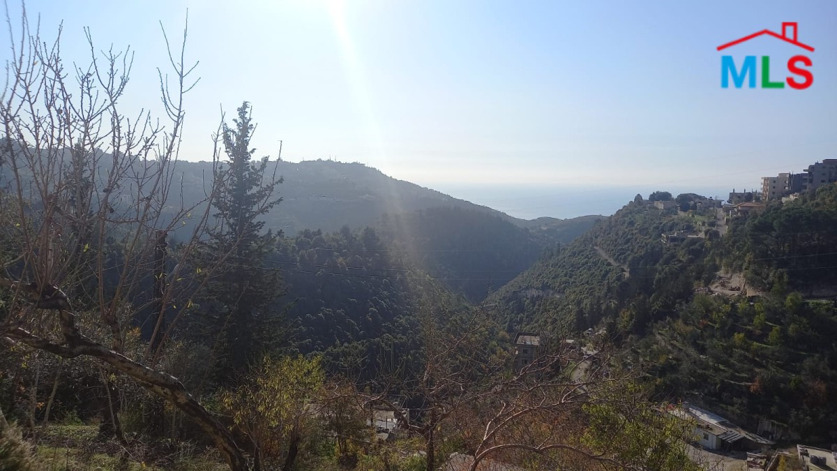 A Residential Land for Sale in Nammoura with a Panoramic Mountain View