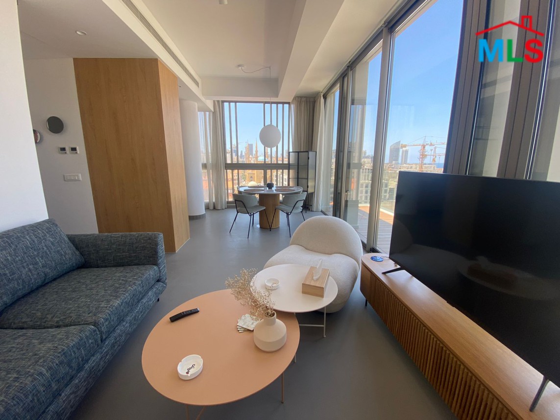 Furnished Modern Triplex with Terrace for Sale in Gemmayzeh