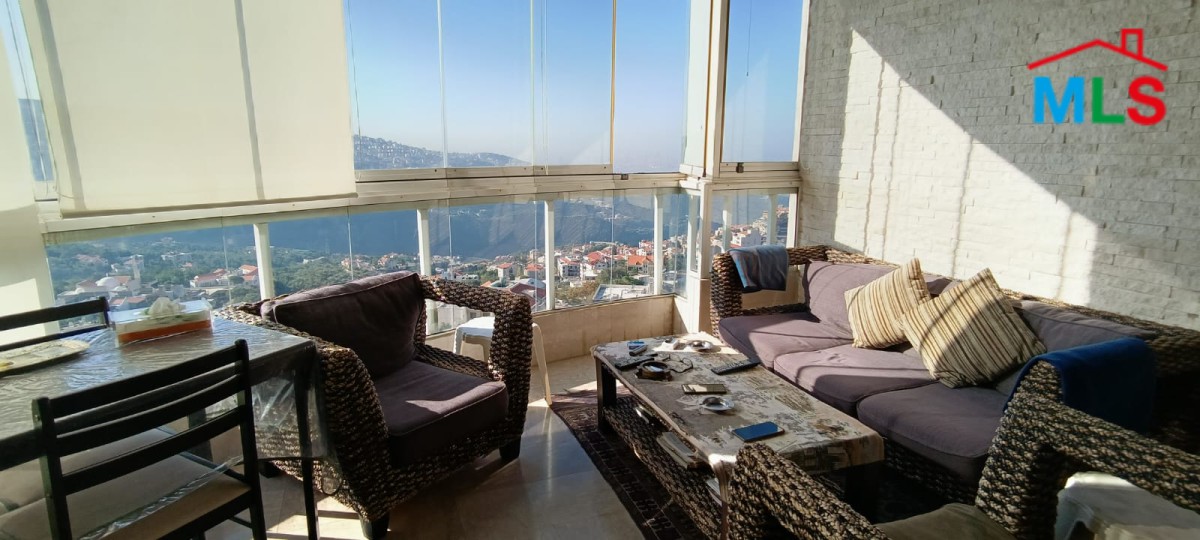 Decorated Apartment For Sale With View in Shayle