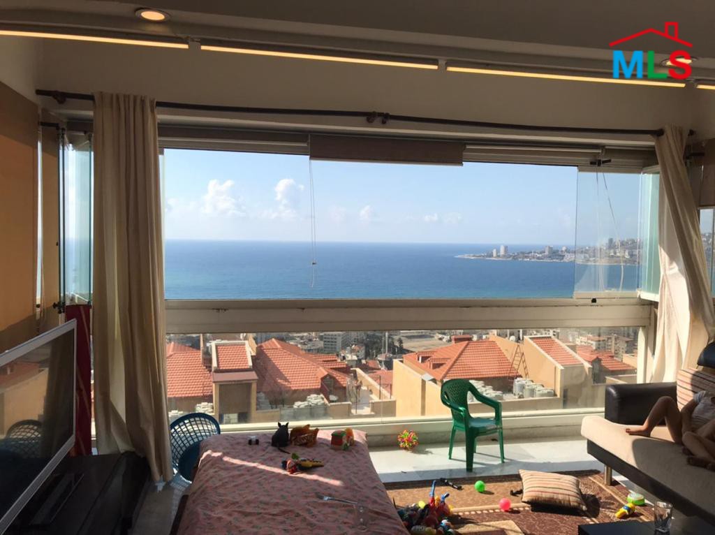 Unfurnished Apartment With Open Sea-View For Sale In Jounieh