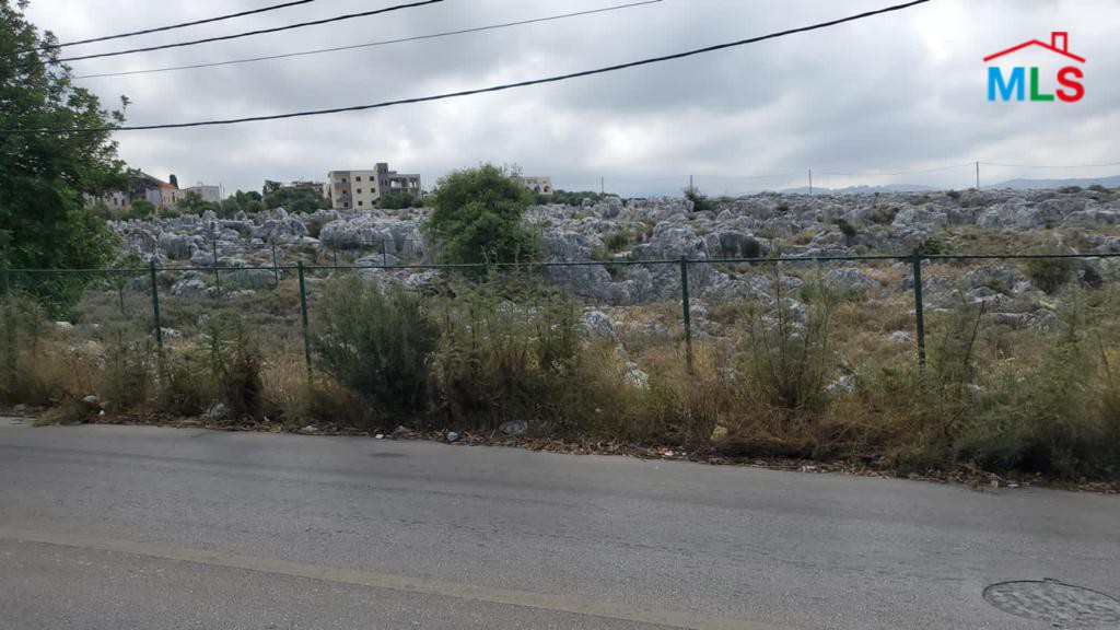 Land for Sale Located on the Main Road of the Beautiful Town of Gherfine