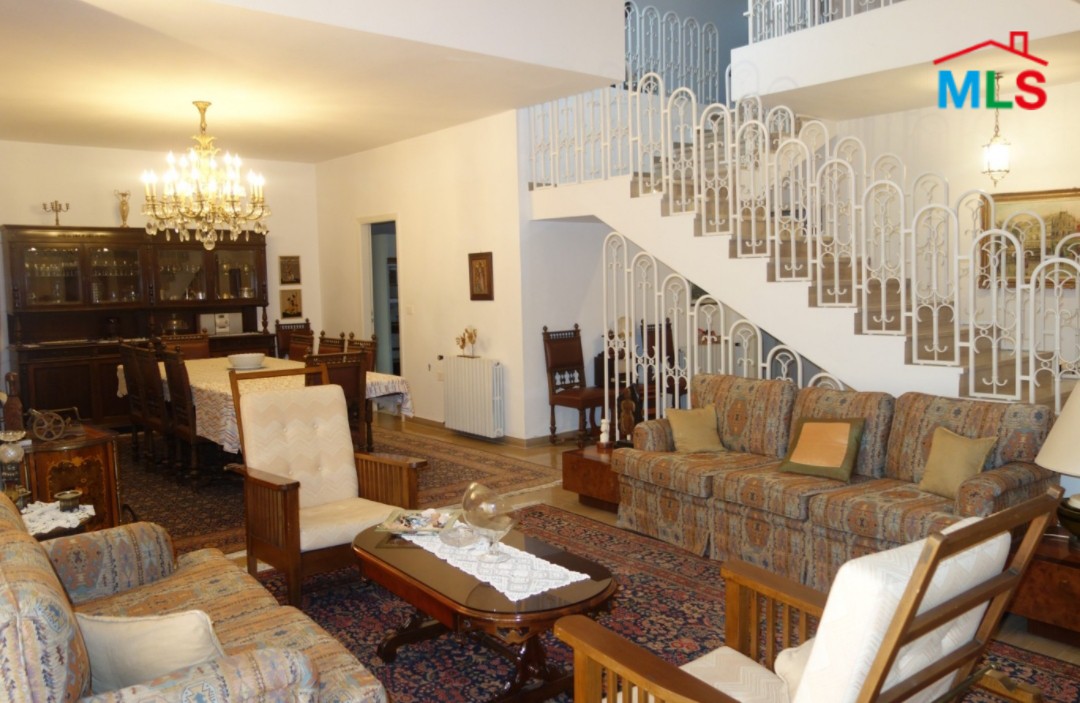 High-End Furnished Villa For Sale in Kfarzebian Village with Panoramic View