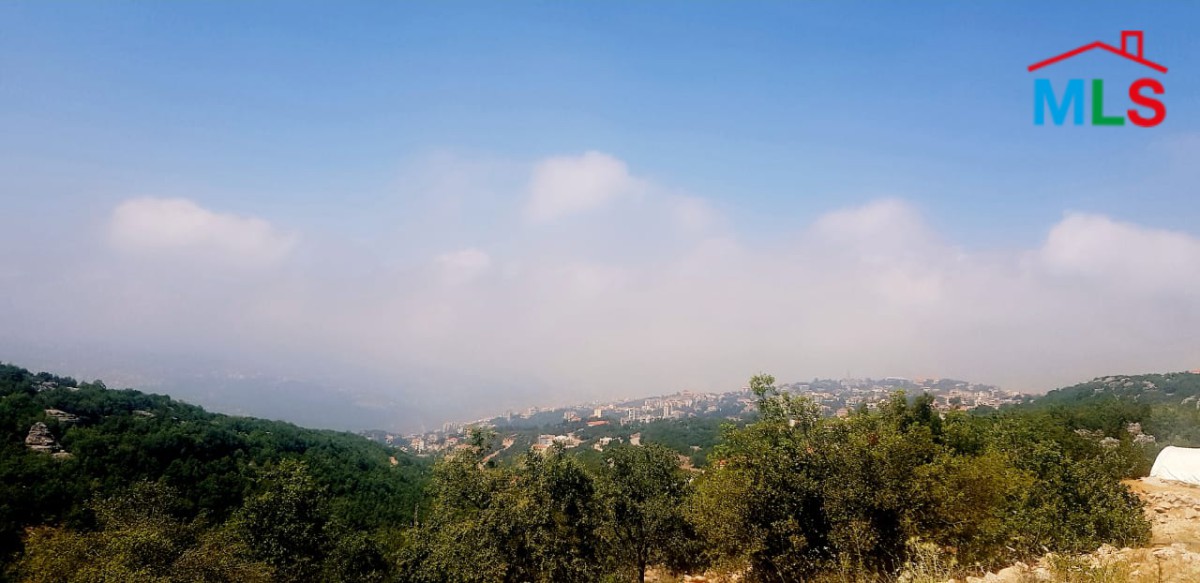 Land for Sale in Rayfoun with Panoramic View