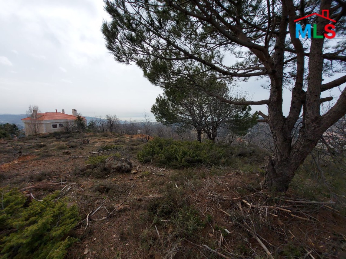 Land for Sale in Kfarzebian with Panoramic View