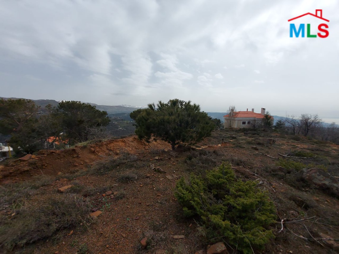 Land for Sale in Kfarzebian with Panoramic View