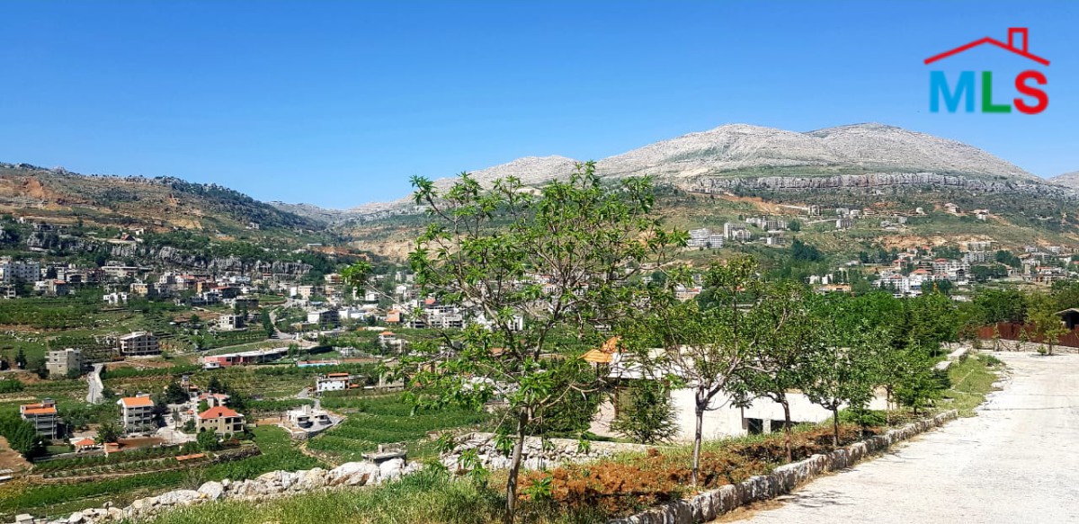 Land for Sale in Kfarzebian with Panoramic View