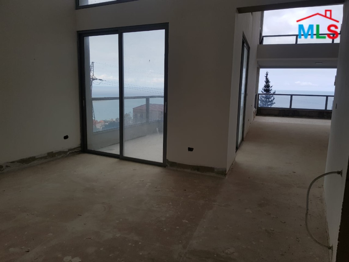 An Amazing Duplex with a Garden and Sea View for Sale in Sahel Alma