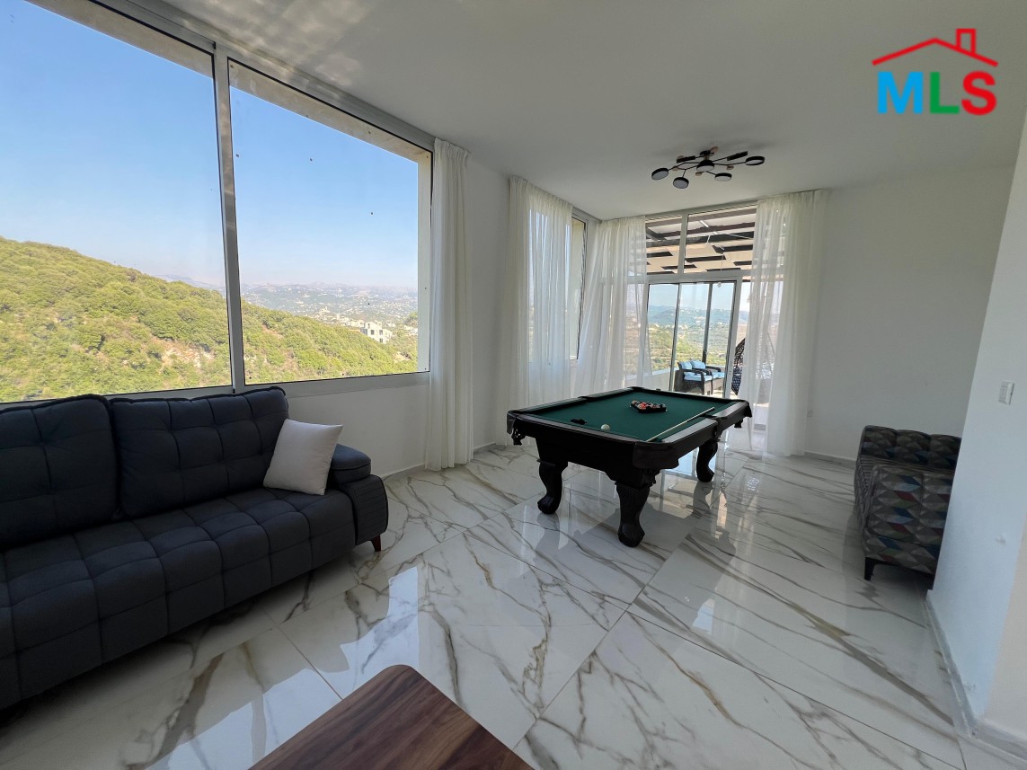 Brand New Villa with private Pool for Sale in Abrine, Batroun With A Lovely View