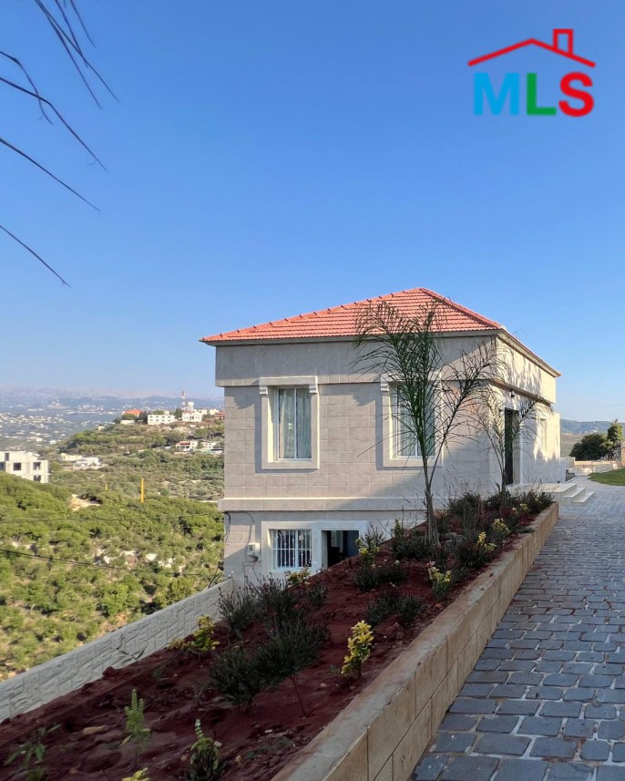 Brand New Villa with private Pool for Sale in Abrine, Batroun With A Lovely View