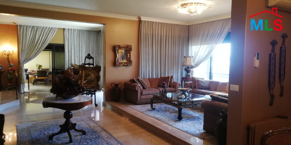 Large Apartment for Sale in the Heart of Naccache with Terrace & Garden