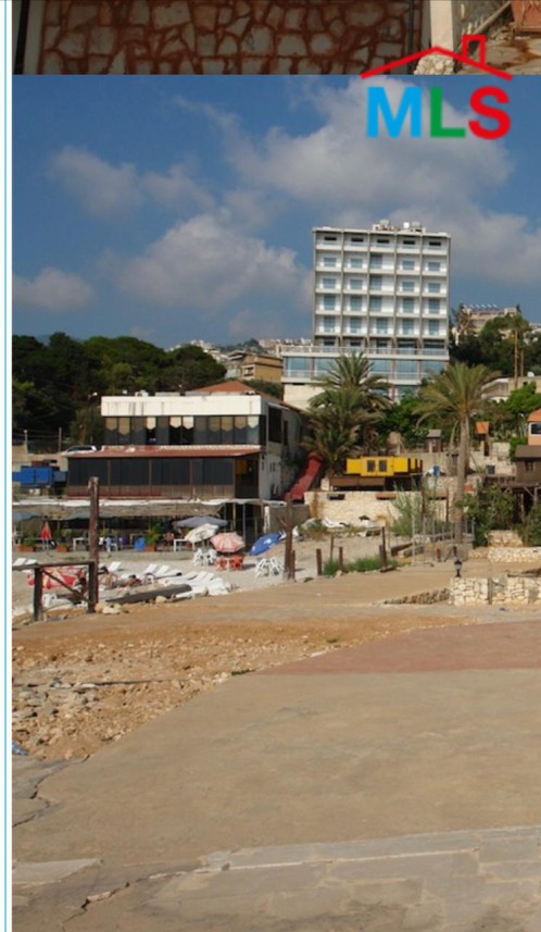 Land with Old Hotel for sale in Ghazir on the Beach