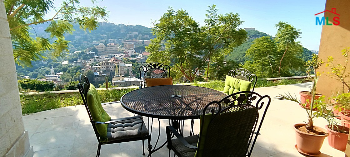 Amazing Apartment with Panoramic View for Sale in a Private Area in Zouk Mikael