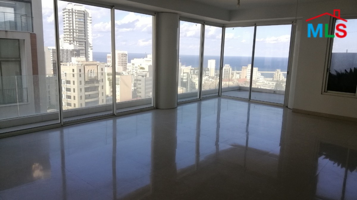 Brand New Apartment with Partial Sea View For Sale in Achrafieh, Sassine