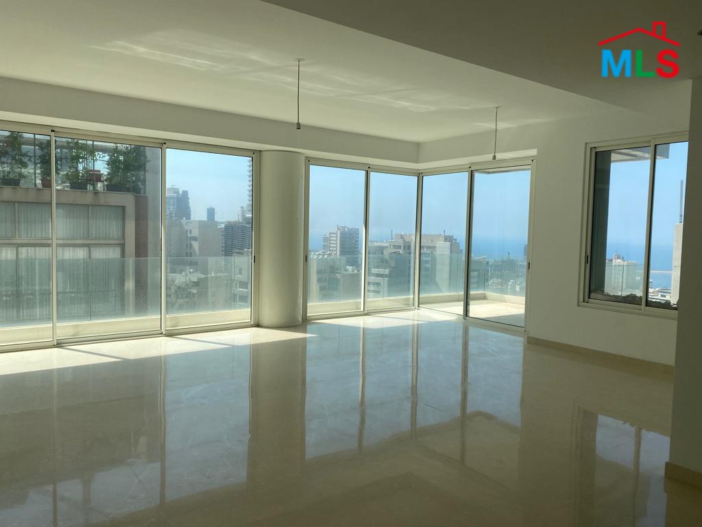 Brand New Apartment with Partial Sea View For Sale in Achrafieh, Sassine