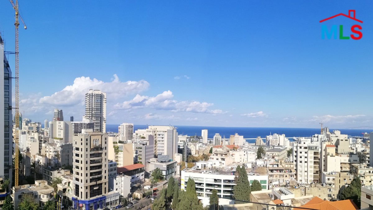 Brand New Apartment with Partial Sea View For Sale in Achrafieh, Sassine