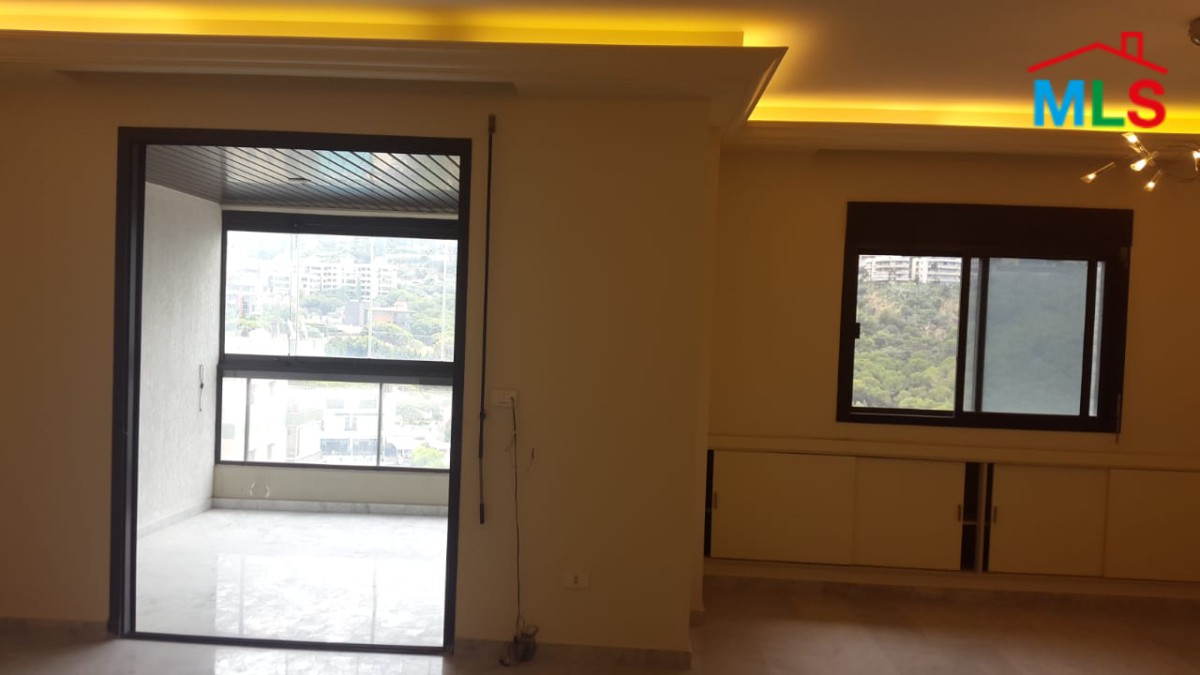 3-Bedroom Apartment For Sale in Naccache with a Mountain View