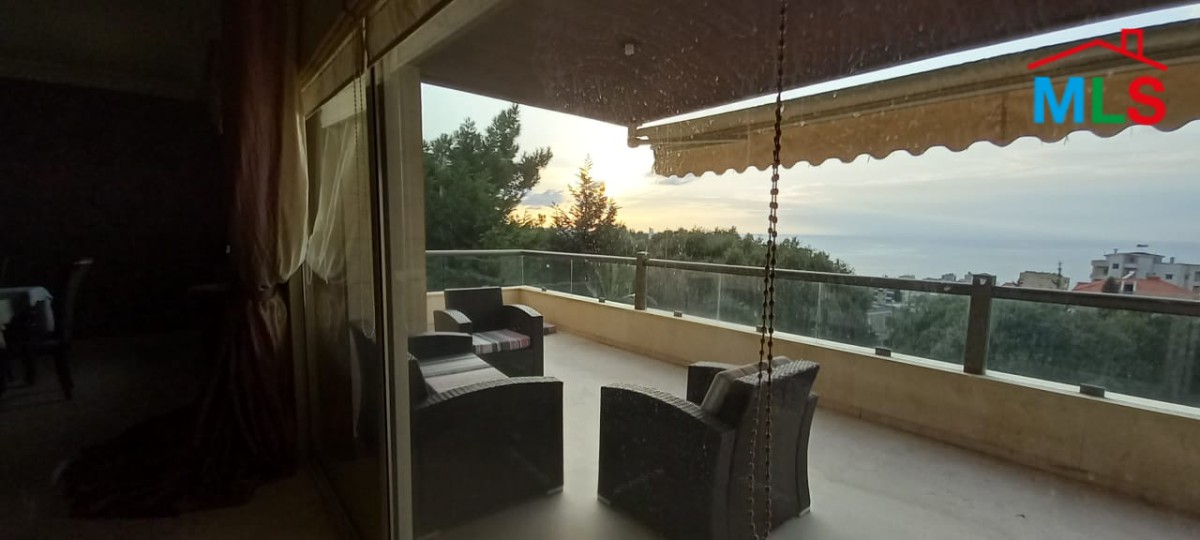 High-End and Furnished Apartment with Terrace For Sale in Haret Sakher