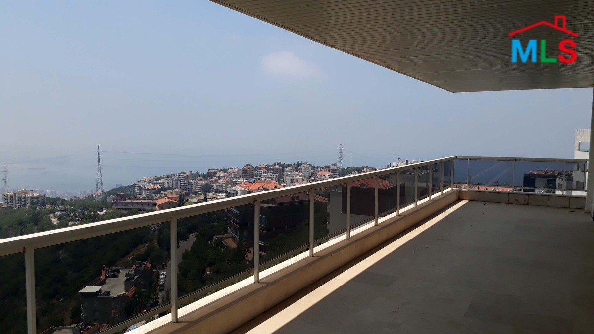 Spacious Apartment For Sale In A Classy Area Of Rabieh With A splendid View