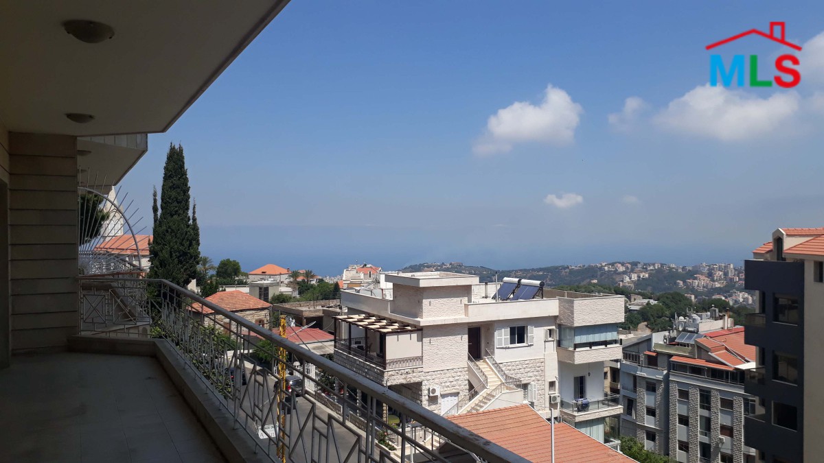 Spacious Apartment For Sale in Qornet El Hamra with a nice view