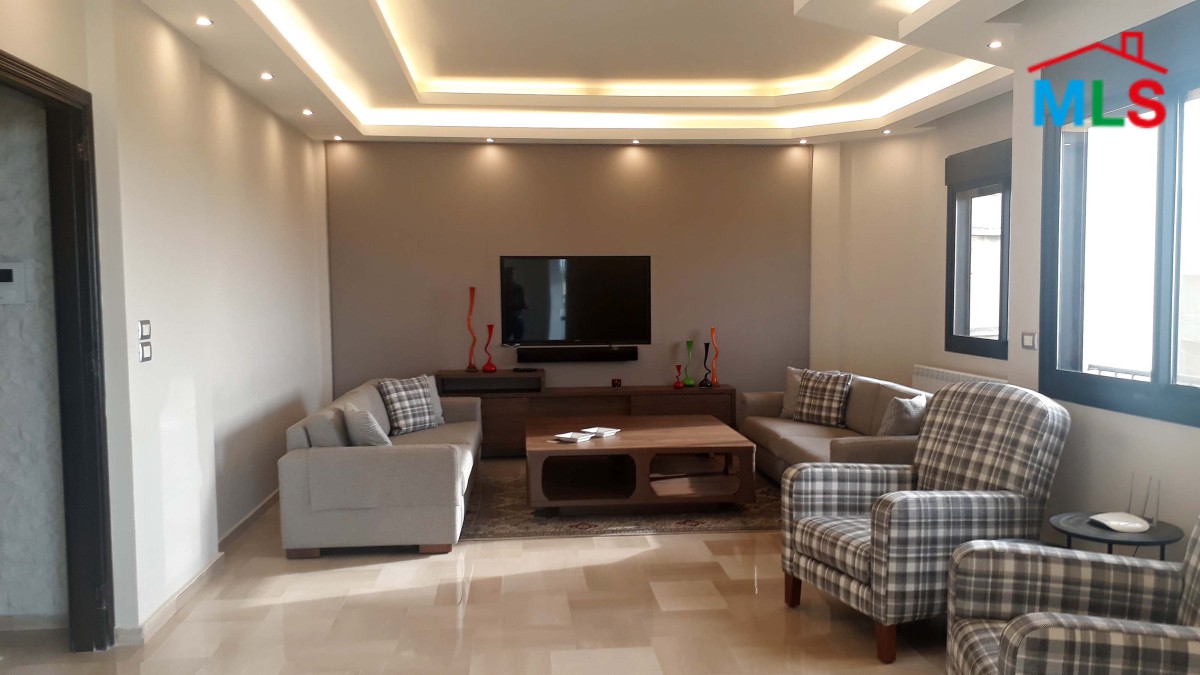 Hot Deal! Fully Furnished Apartment For Sale in Naccache With Open View