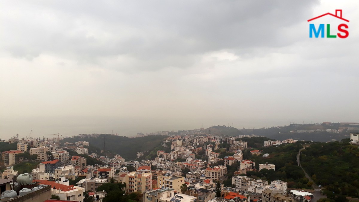 Hot Deal !! Large Apartment For Sale in Beit Chaar with a Nice View