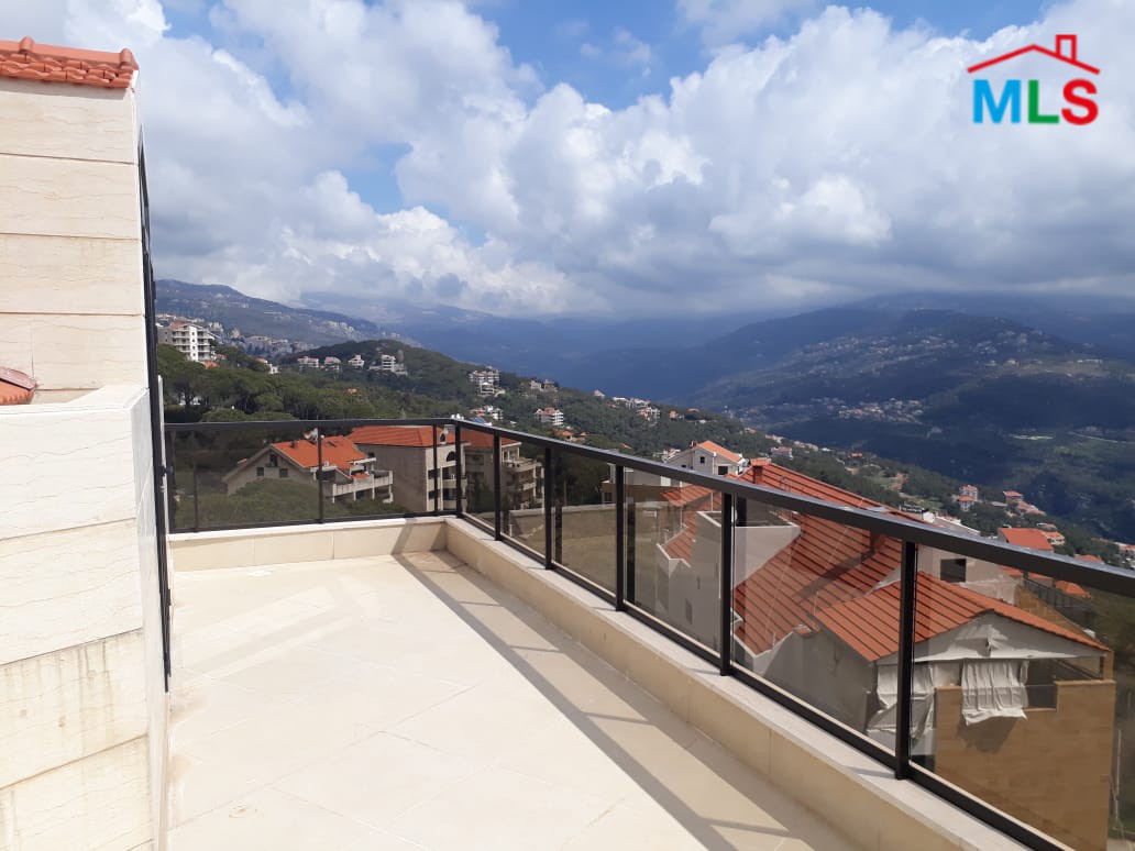 Duplex For Sale With Splendid View in a Calm Area of Baabdat