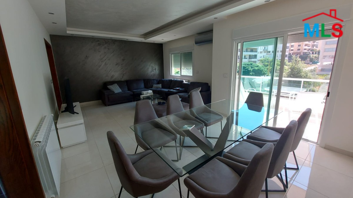 Decorated and Furnished Duplex for Sale in Hboub