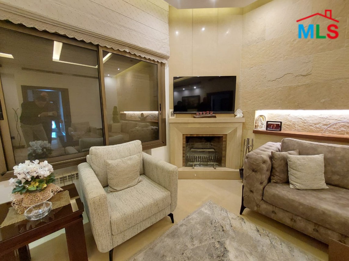Spacious & Fully-Decorated Apartment For Sale In Basbina, Batroun