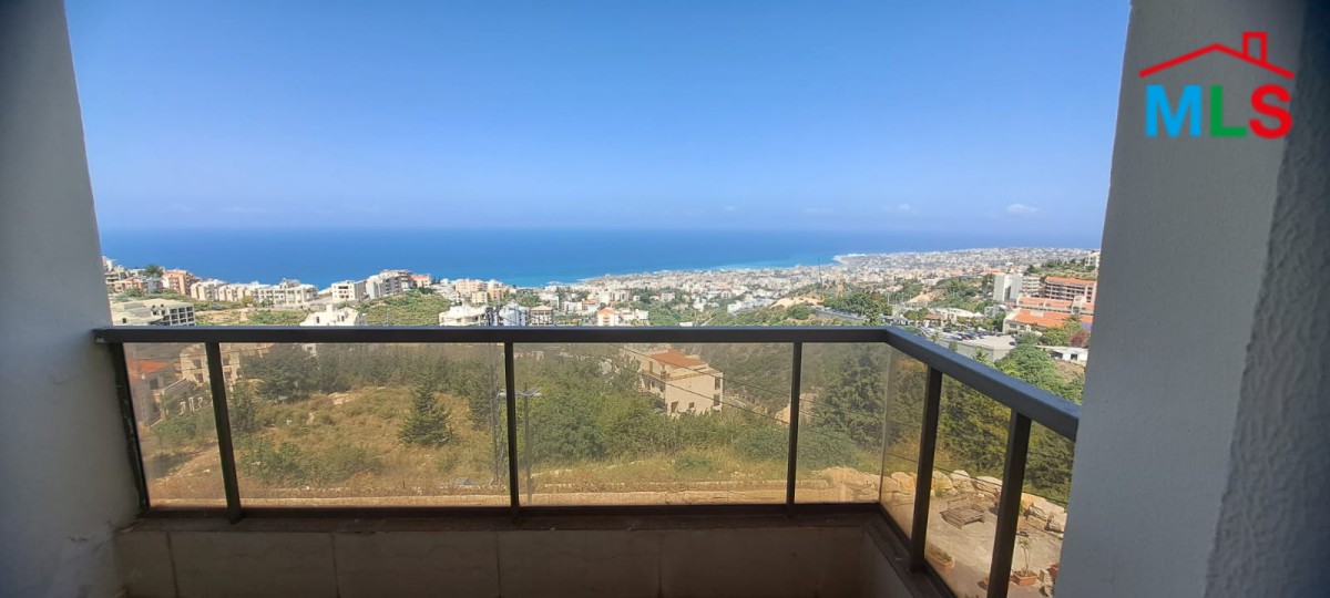 Apartment For Sale In Blat (5 min Away From LAU) With a Panoramic SeaView