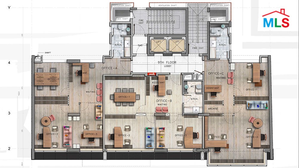 Brand New Office for Sale on Dbayeh Highway
